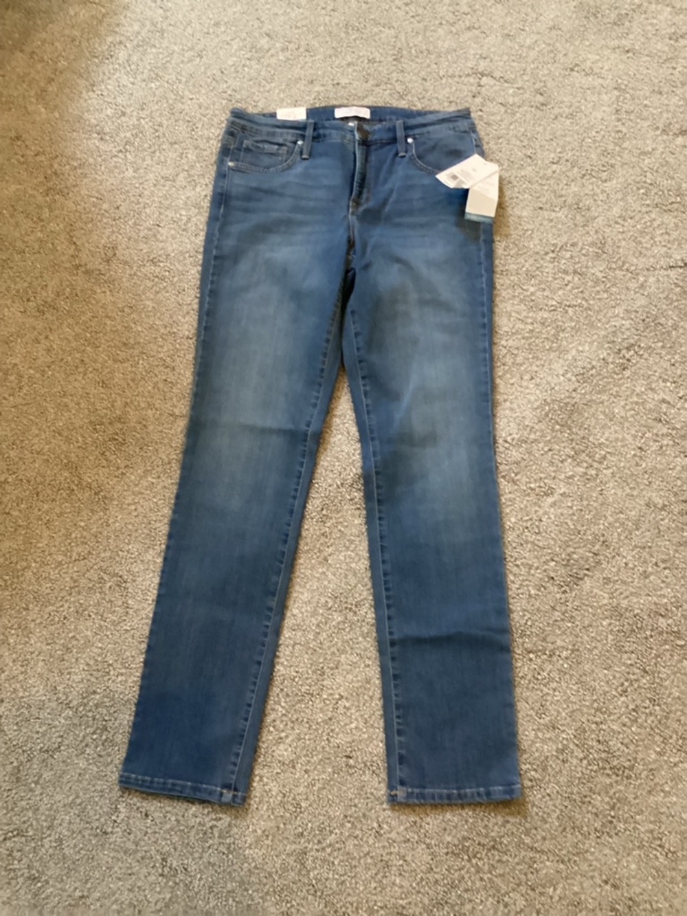 new directions Women's Medium Blue Straight Leg Jeans